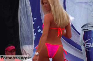 Red Eye Dock Bar Bikini Contest Cathy